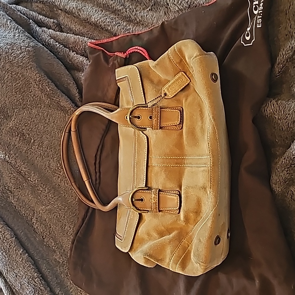 Kate Spade Tan Suede Bag